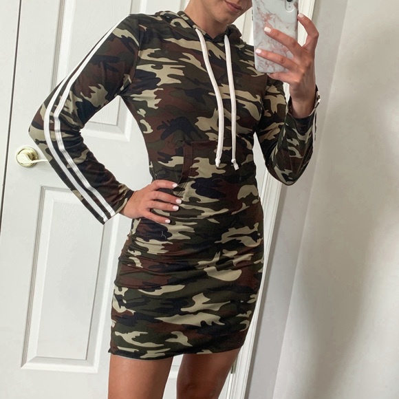 Ambiance | Dresses | Camo Hoodie Dress 